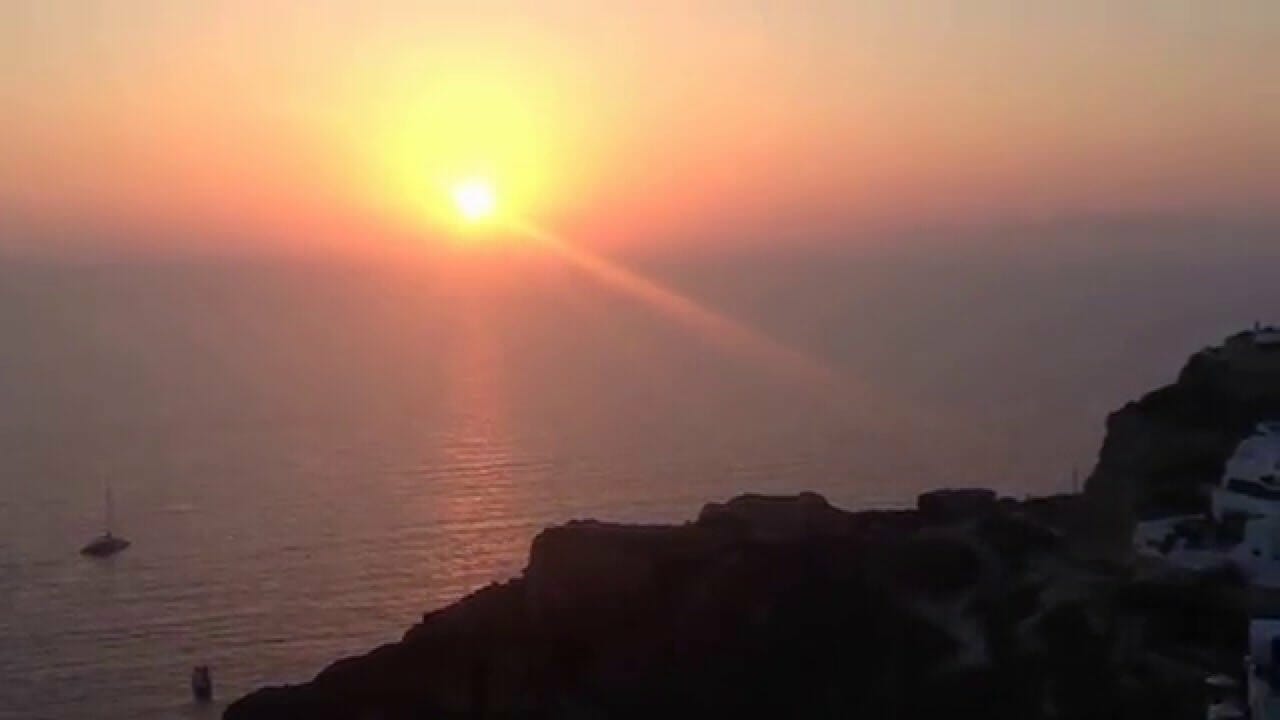 Sunset in Santorini, Greece 7