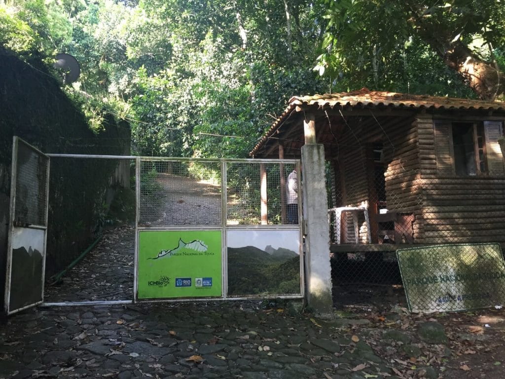 The entrance of the Parque Nacional da Tijuca, Rio de Janeiro, Brazil