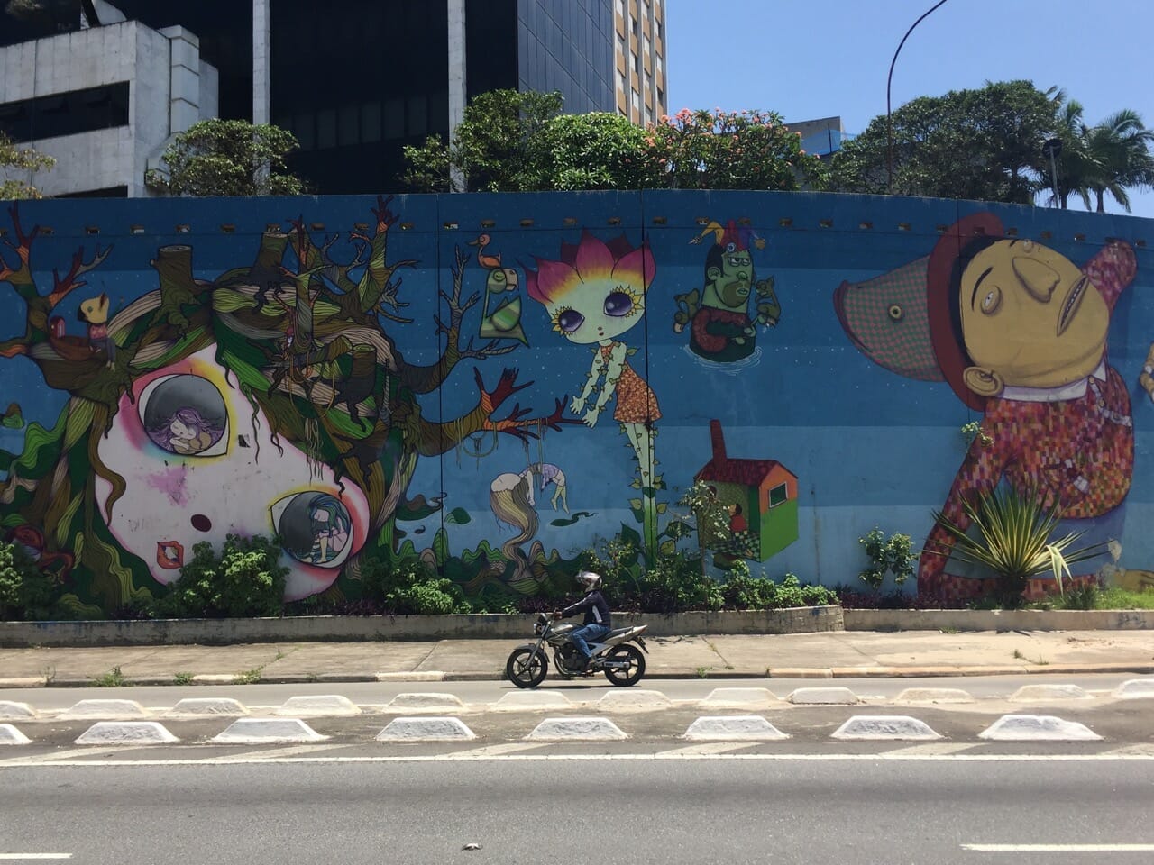 graffiti murals in Sao Paulo
