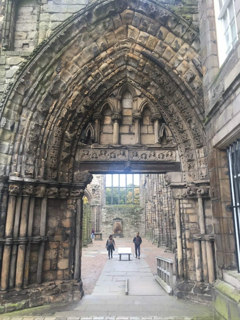 Holyrood Abbey entrance, Edinburgh