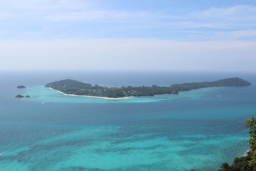From Koh Adang's viewpoint you can see the whole island of Koh Lipe, that is only 2Km long and 1Km wide. The island is surrounded by translucent light blue water and has a rich flora. 