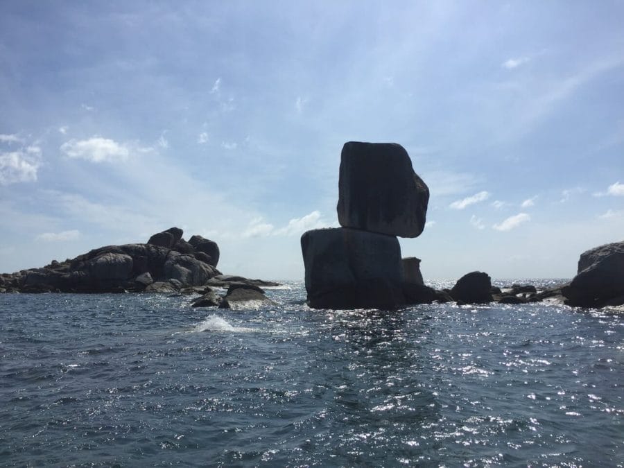 Koh Hin Sorn has such an interesting rock formation.