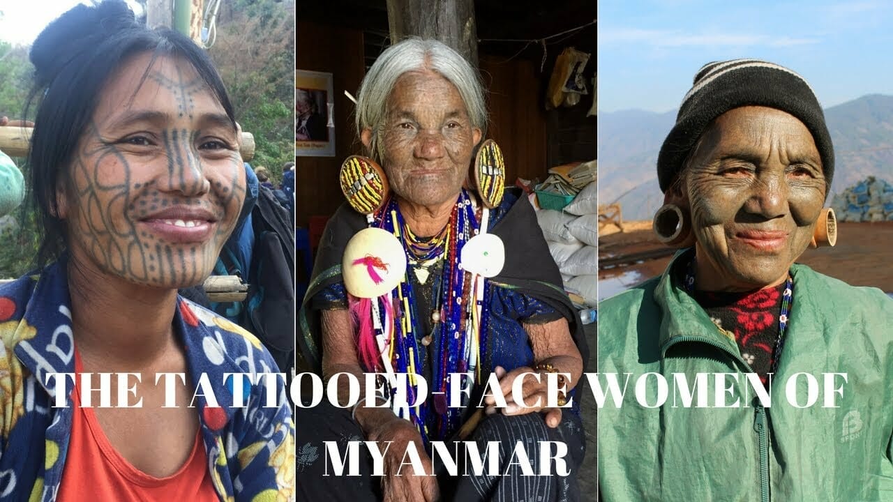 The extraordinary tattooed face women of Myanmar 4