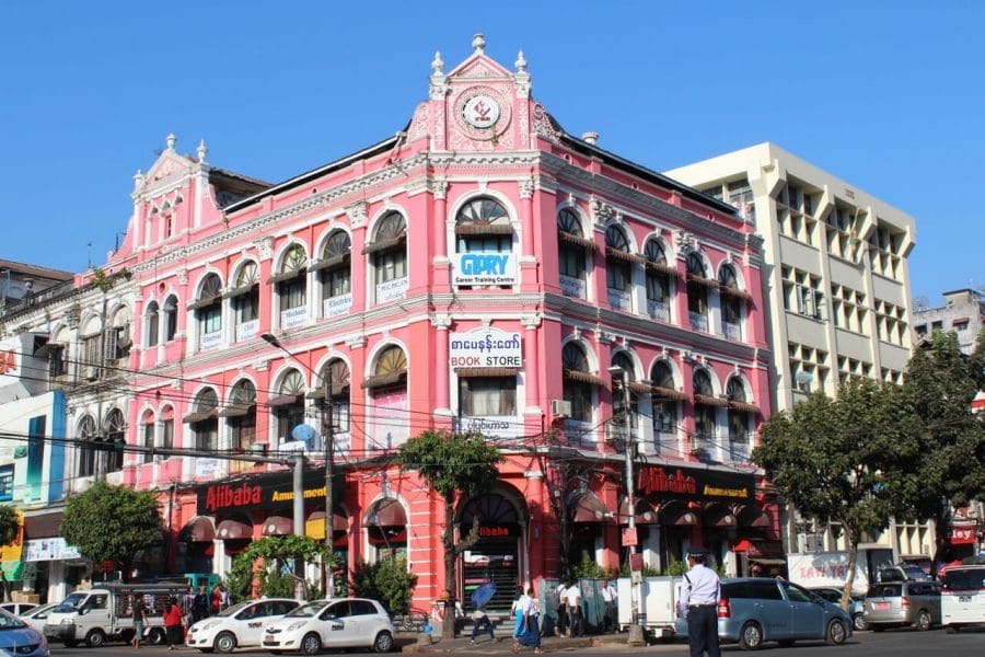 Yangon downtown 