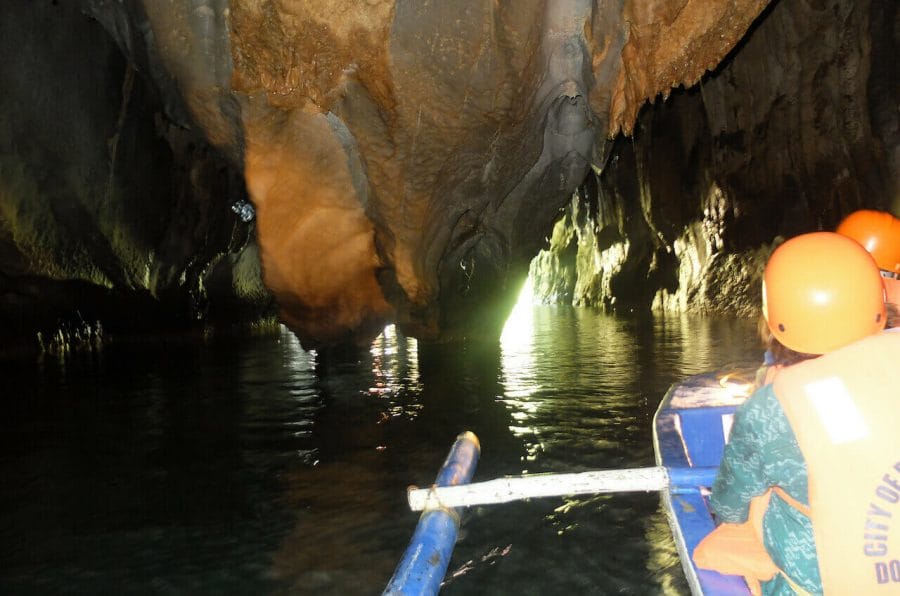 Visiting the underground river national park, Philippines