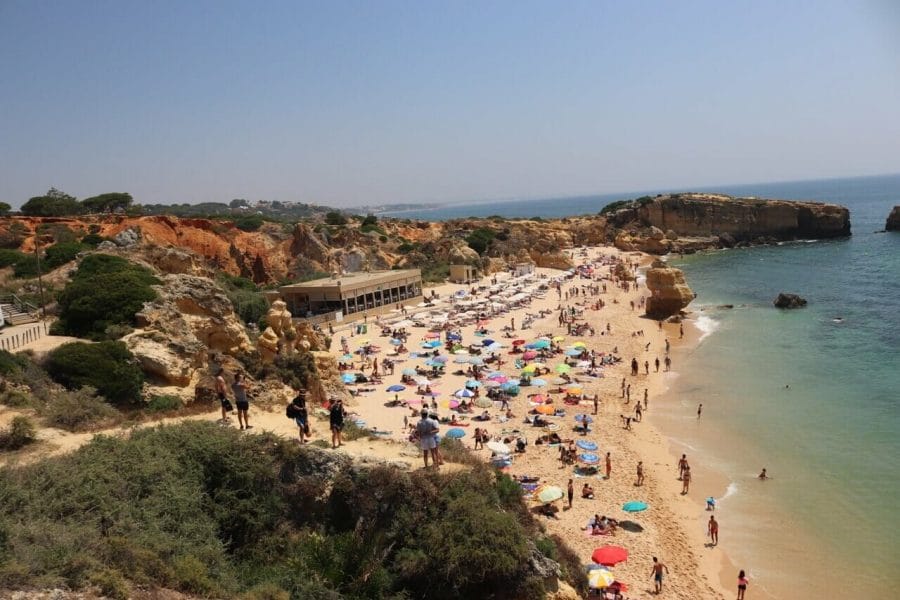 7 Most Beautiful & Best Beaches in Albufeira 8 Praia de São Rafael, Albufeira, Portugal
