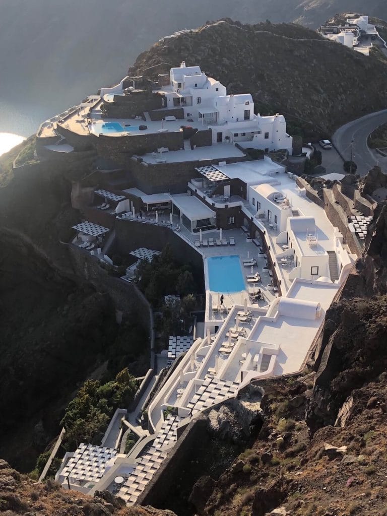 Where to Stay in Santorini: A Guide to the Best Places 5 Hotel in Imerovigli with caldera view, whitewashed houses and an infinity swimming pool