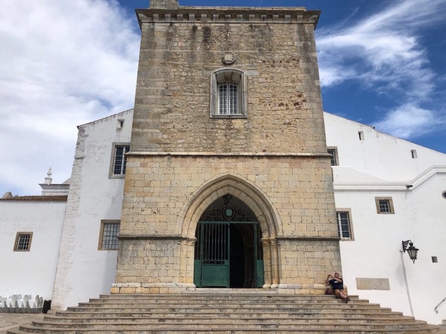The tower of Faro Cathedral