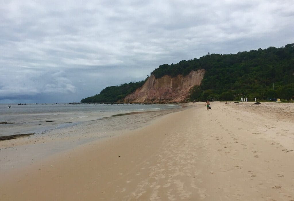 Gamboa es solamente un ratito desde Morro de São Paulo.