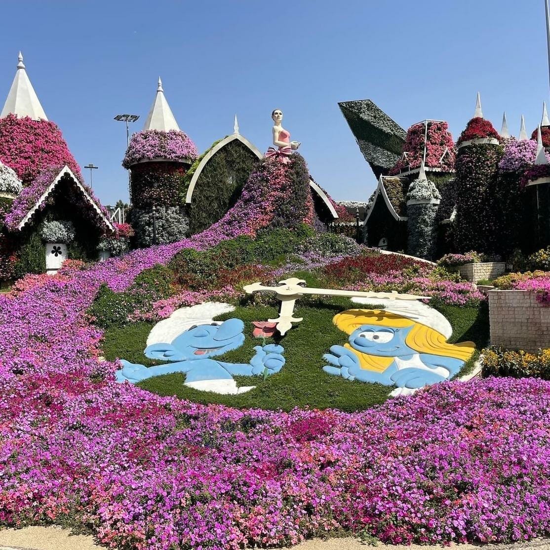 Smurfs Village at Dubai Miracle Garden