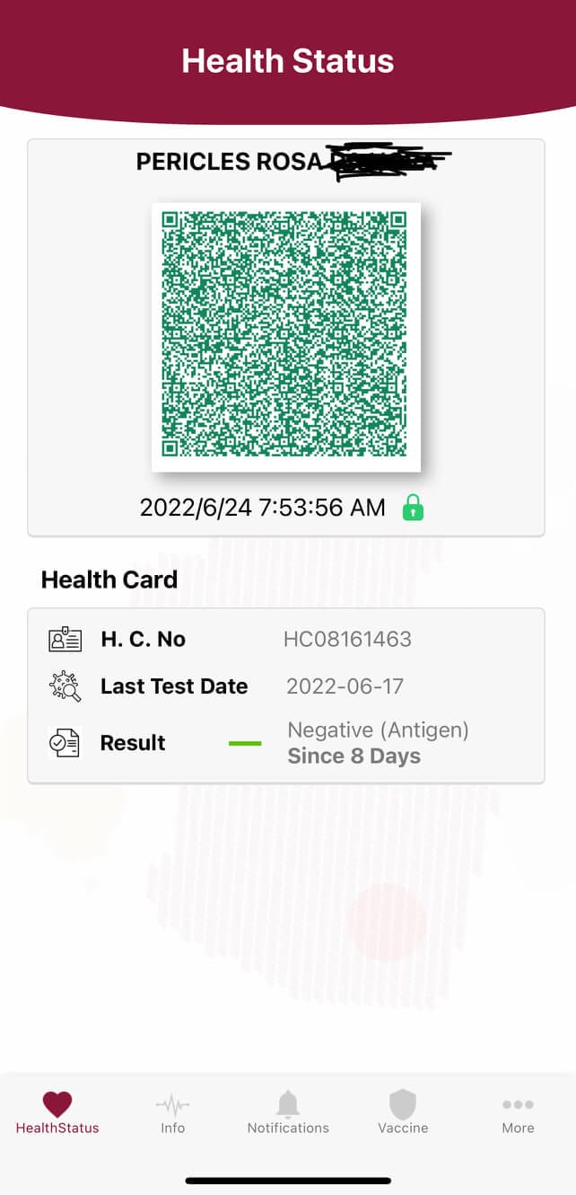 Ehteraz-App-Health-Status