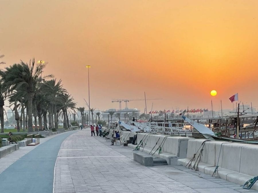 Sunset at Al-Corniche, Doha, Qatar