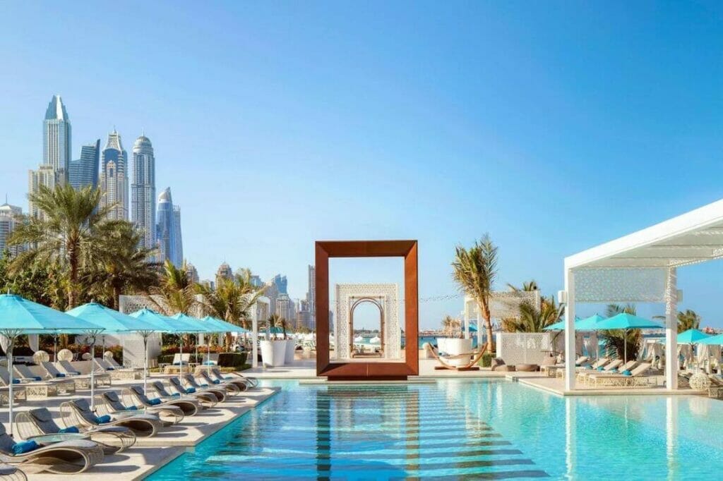 One&Only Royal Mirage Resort swimming pool, Jumeirah Beach, DUbai