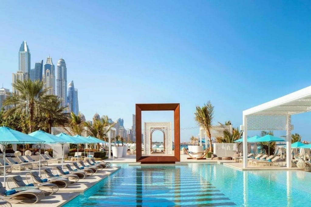 Where to Stay in Dubai: Best Areas & Hotels 34 One&Only Royal Mirage Resort swimming pool, Jumeirah Beach, DUbai