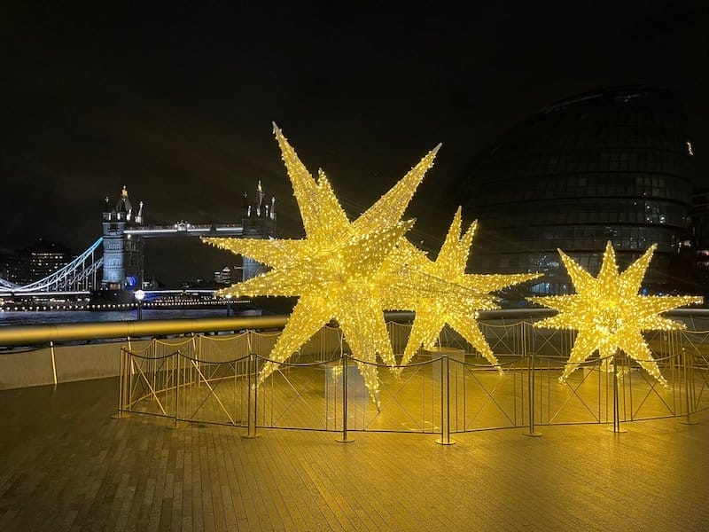 Luzes de Natal do "Christmas by the River", Londres, Reino Unido